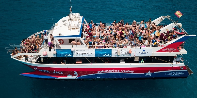 25 Aniversario de la Vuelta a Formentera nadando contra la Fibrosis Quística