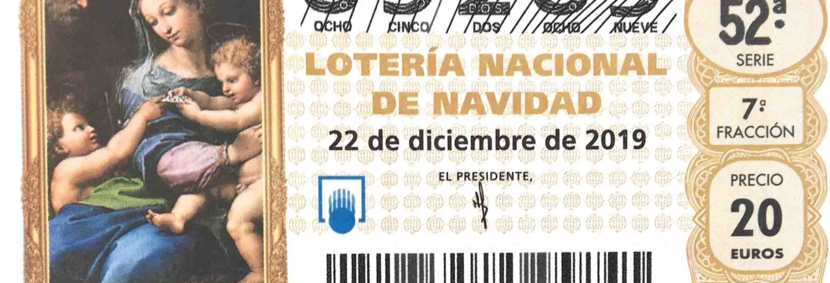 Décimo del número 85289 Lotería Navidad Asoc. Balear Fibrosis Quística