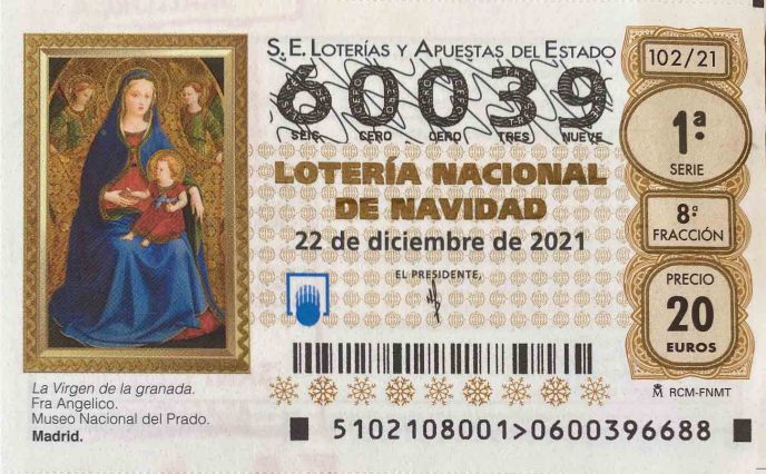 Décimo Lotería Navidad 2021