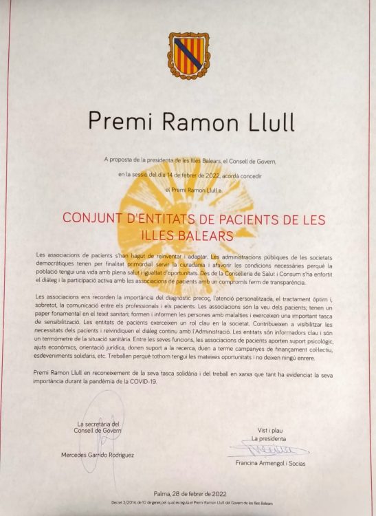 Premio Ramón Llull 2022
