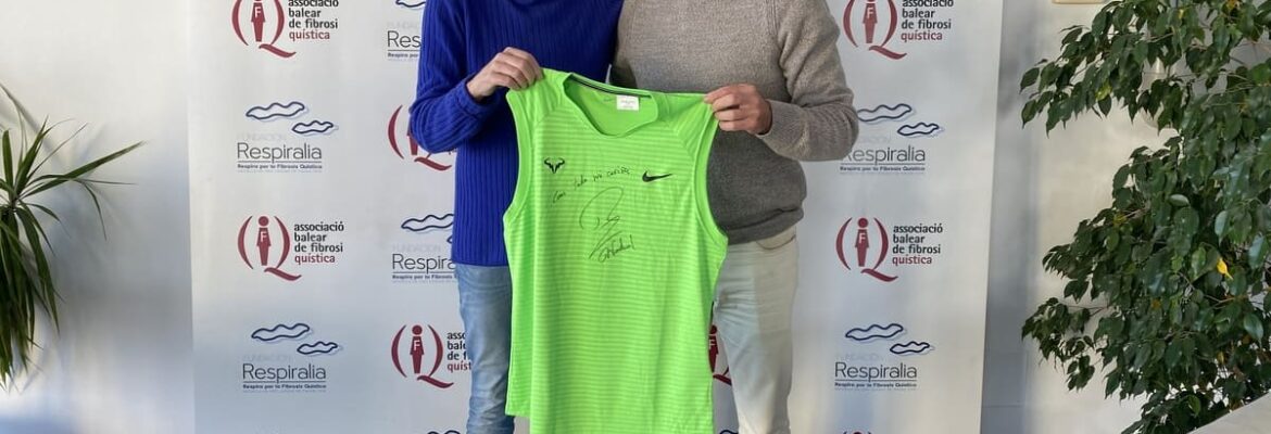 Ganadora sorteo camiseta Rafa Nadal firmada para Respiralia