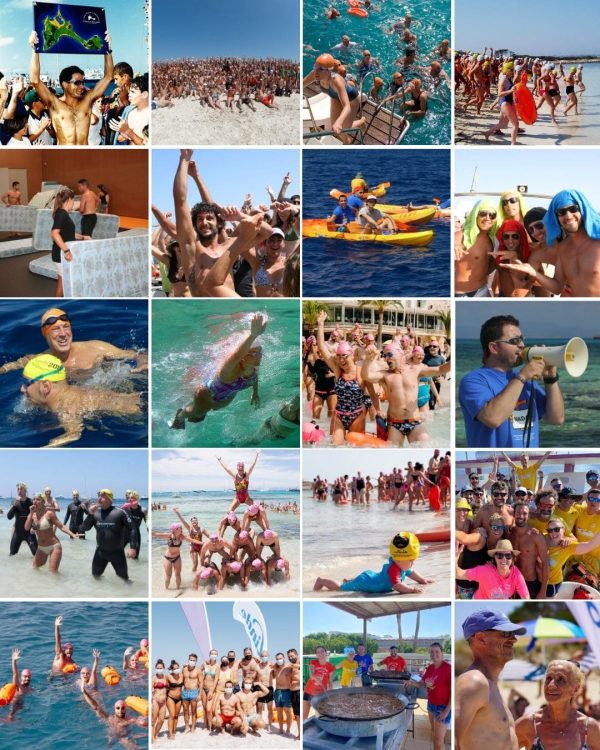 25 Aniversario de la Vuelta a Formentera nadando contra la Fibrosis Quística